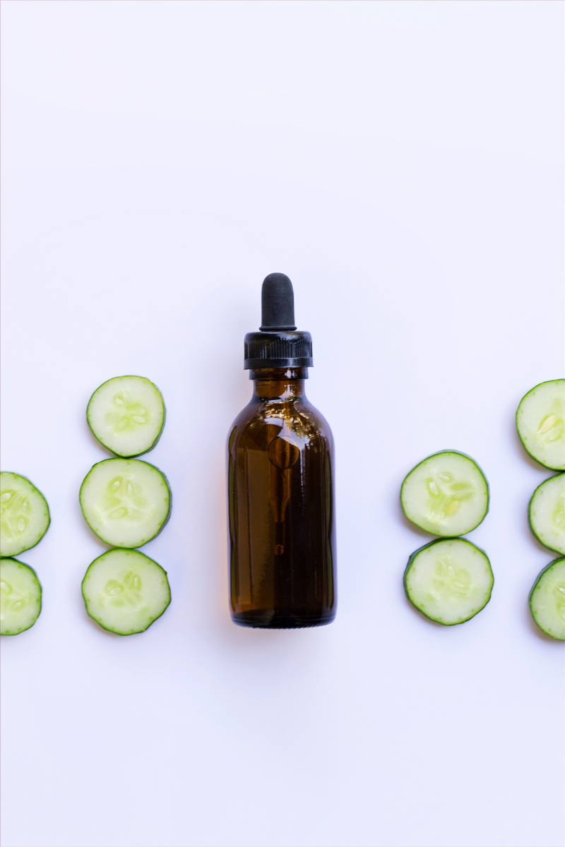 cucumber seed oil is great for acne on a self love internal healing journey