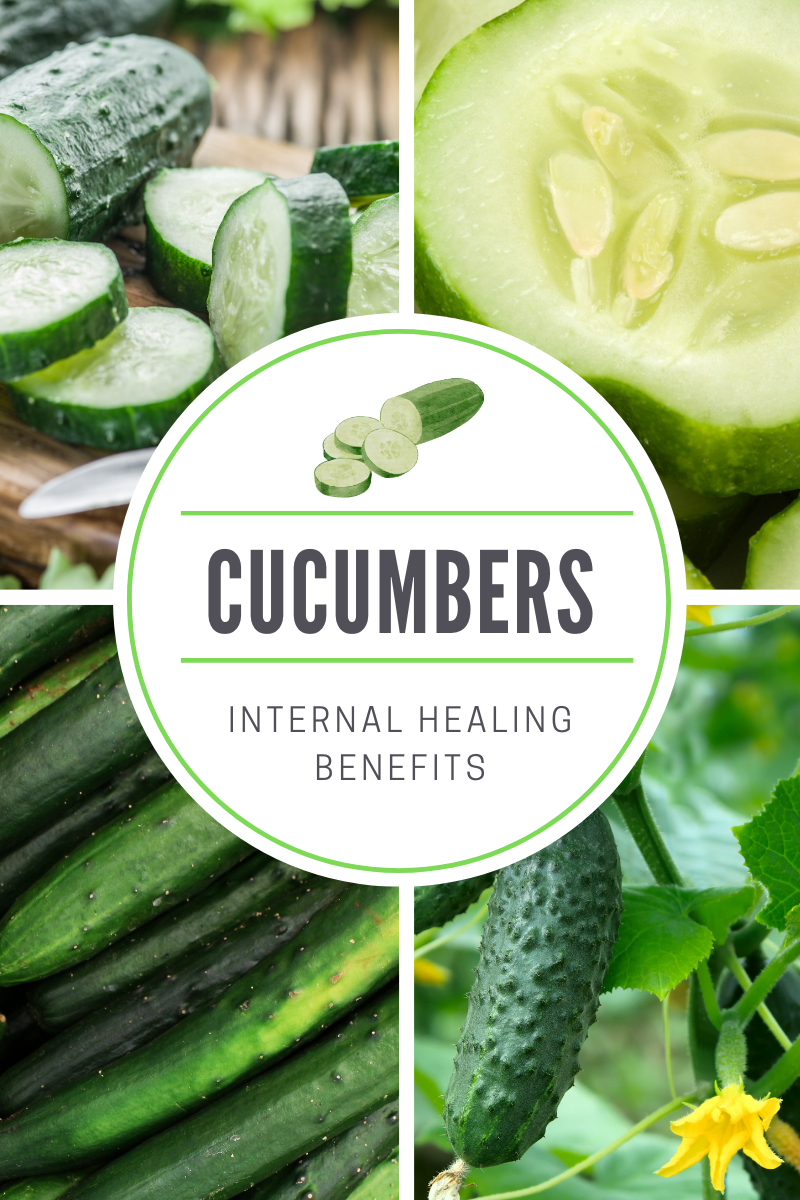 cucumbers are an internal healing food that God made.